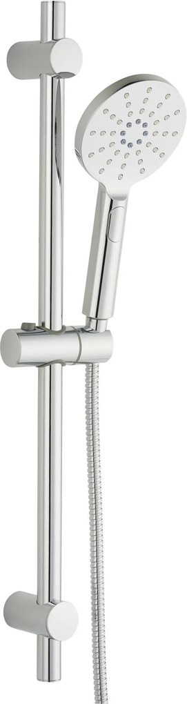 Ben glijstangset 68cm met 3 straalsoorten chroom
