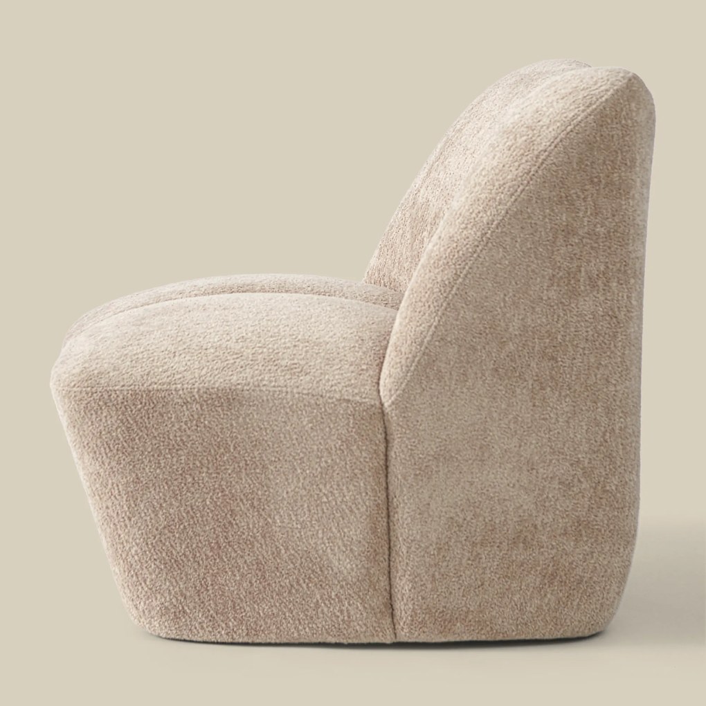 Moderne Fauteuil Beige