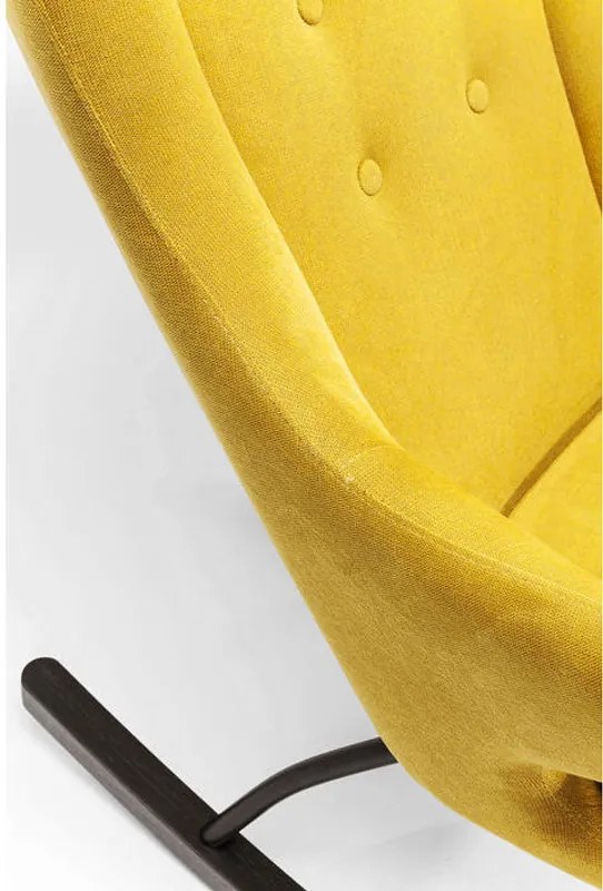 Kare Design Fjord Eigenzinnige Gele Schommelstoel