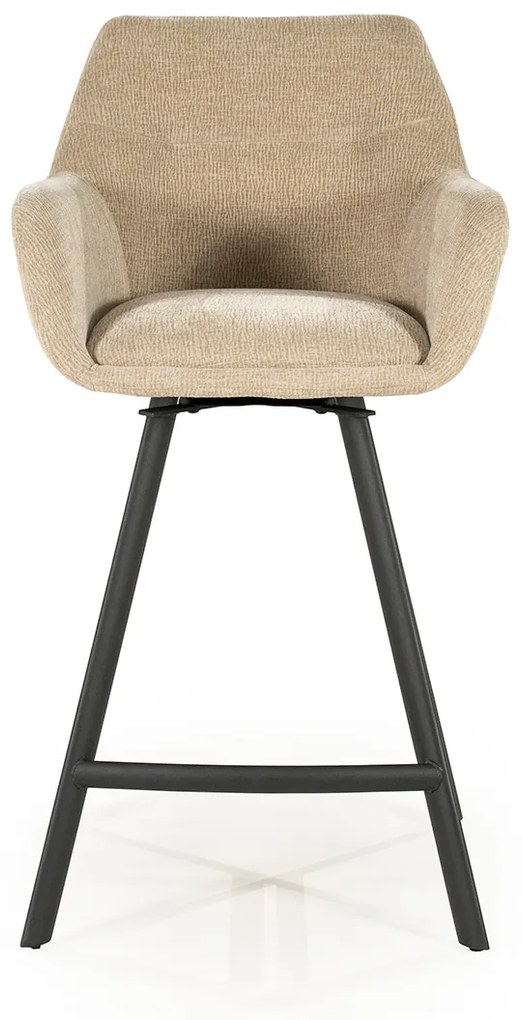 By-Boo Bliss Draaibare Barkruk Stof Taupe