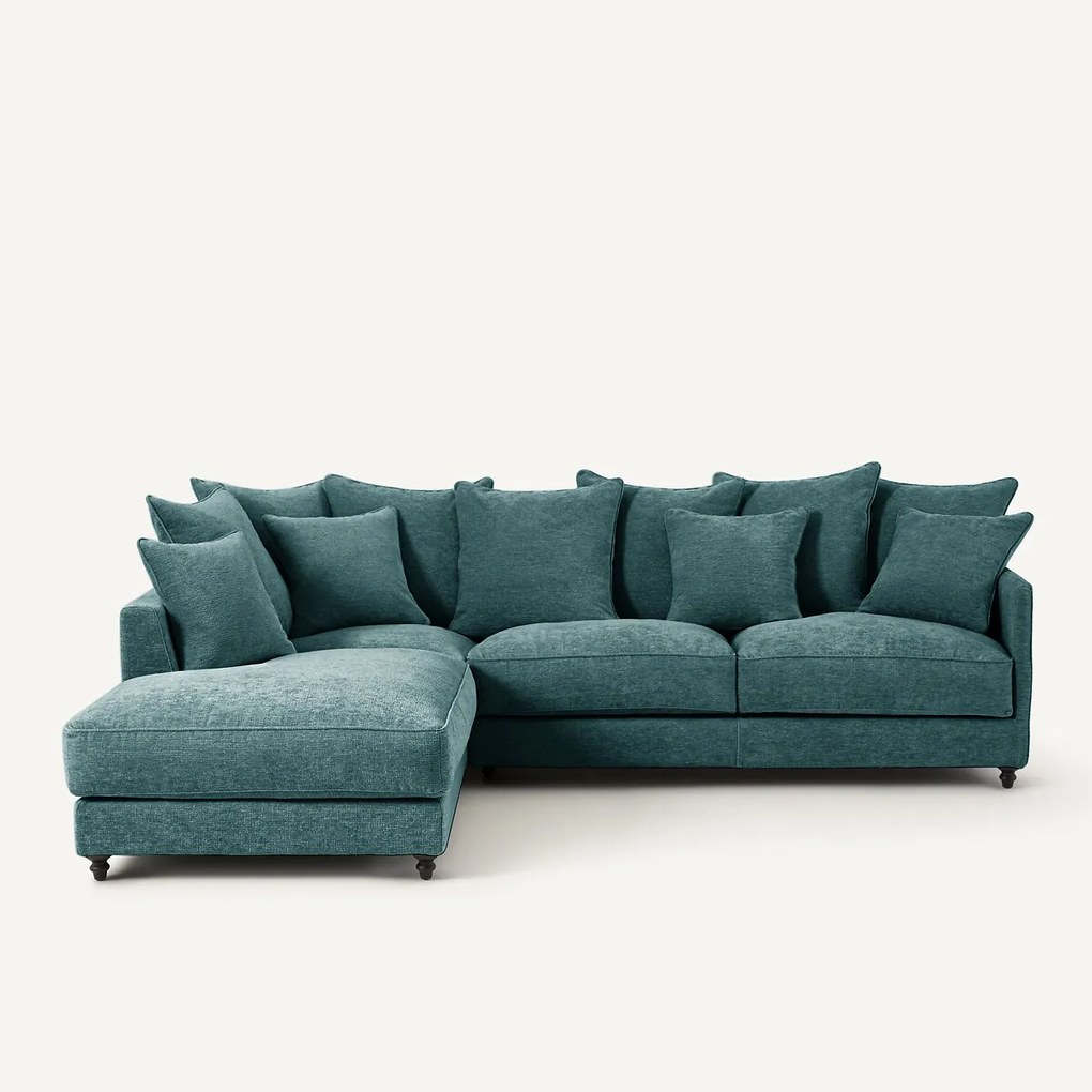 Hoekslaapbank van gerecycled polyester, Lazare