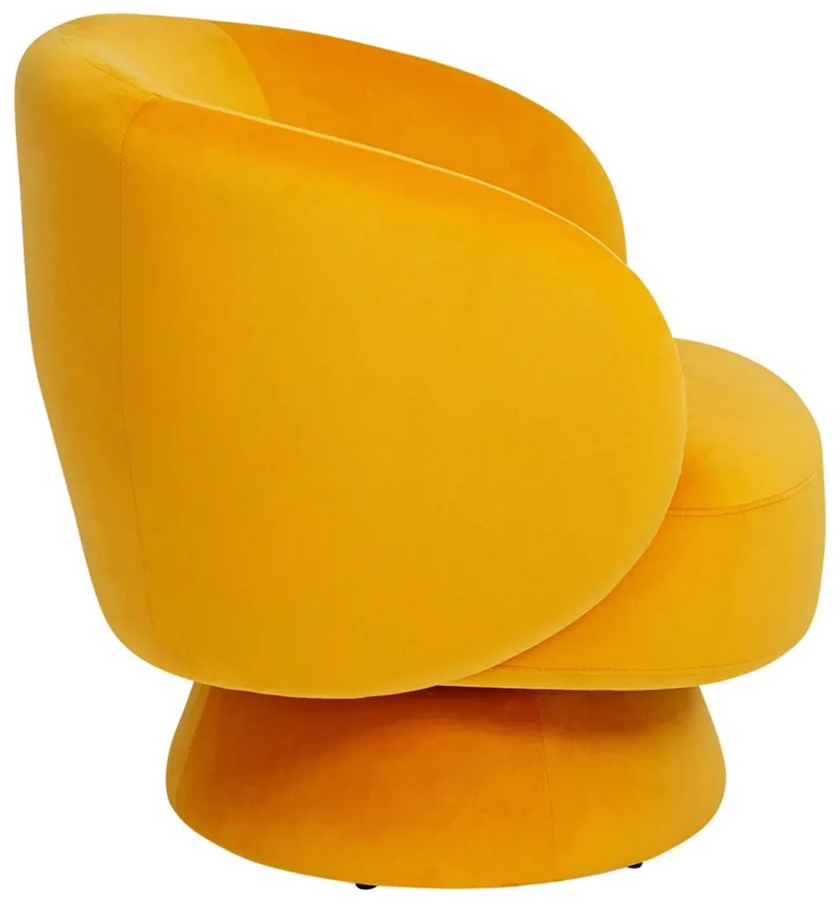 Kare Design Orion Yellow Draaibare Fauteuil Velvet