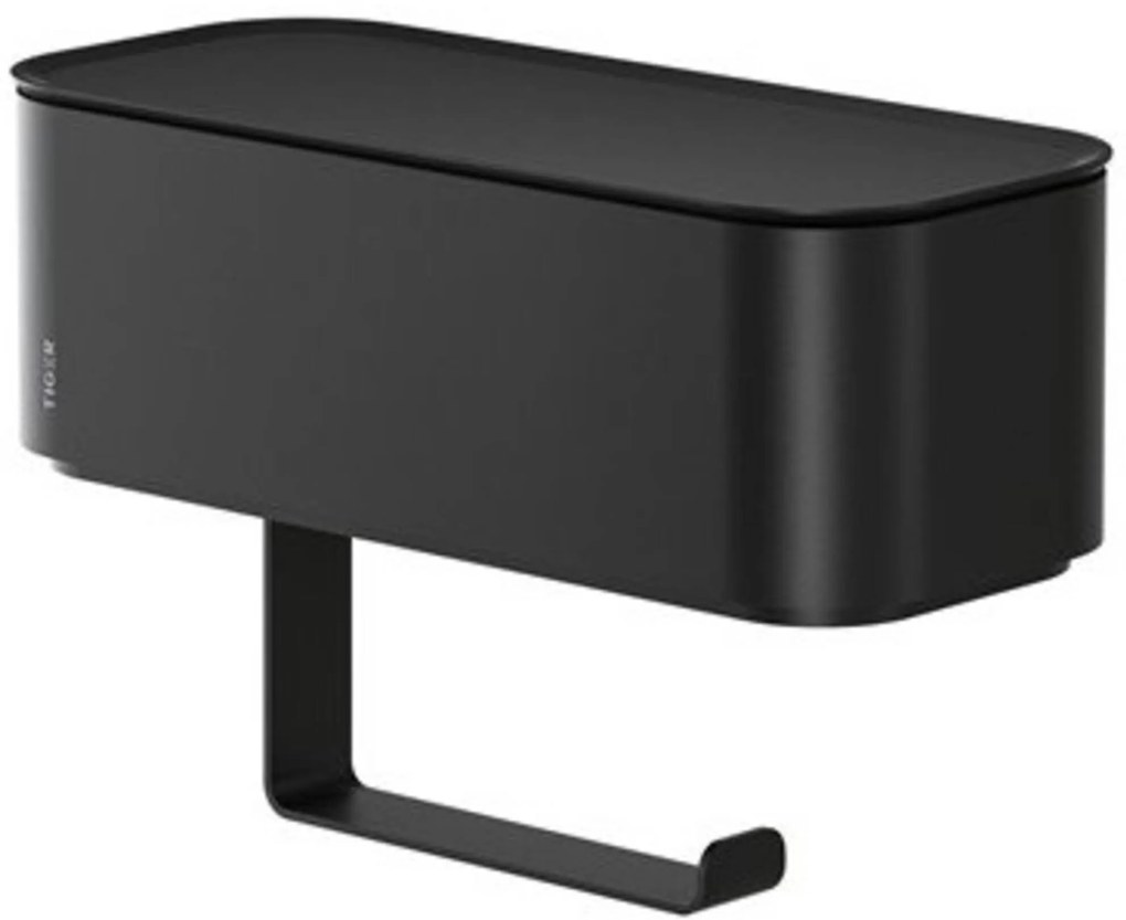 Tiger 2-Store Closetrolhouder Zwart