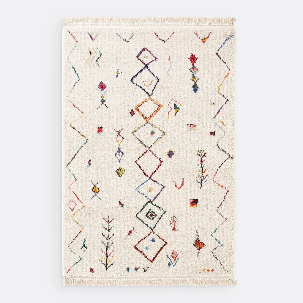 Gekleurd berber vloerkleed, Miro