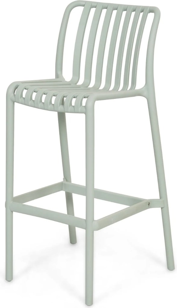 Barstoel Kunststof Groen Domani Furniture Alba  mint