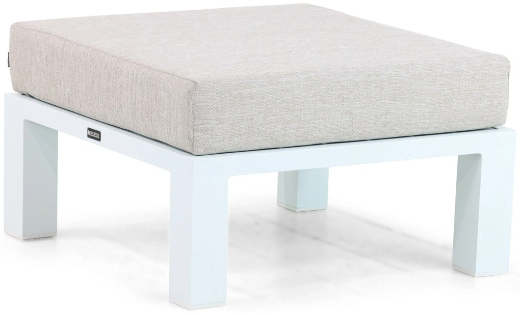 Hoek loungeset 5 personen Aluminium Wit Lifestyle Garden Furniture Luca