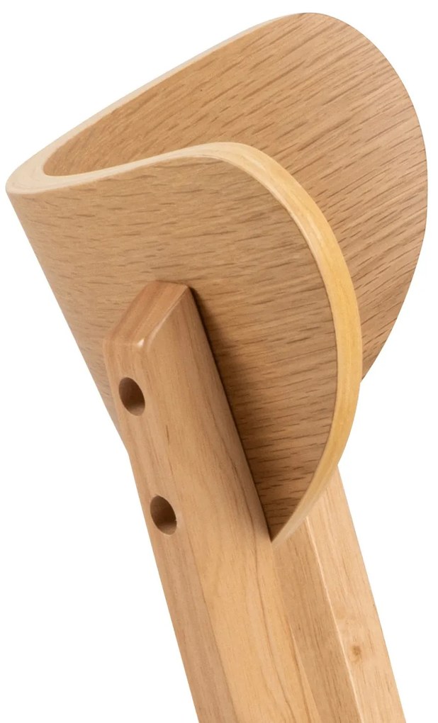 ROXY Natuurlijk eiken - HOUTEN STOEL VOOR WOONKAMER, EETKAMER, KEUKEN, RETRO