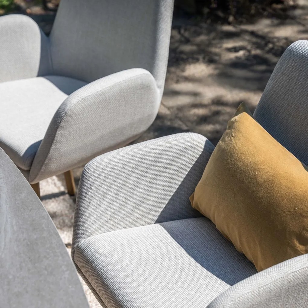 Garden Impressions Amalia tuinstoel draaibaar -light teak look - valley sand