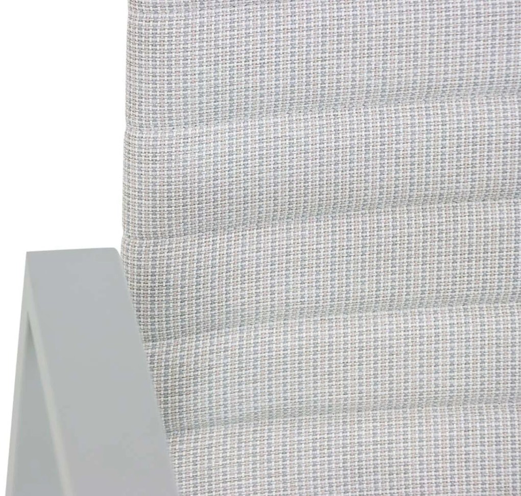 Tuinset Ronde Tuintafel 4 personen 140 cm Aluminium/textileen Taupe Osmen Joliet/Fungo