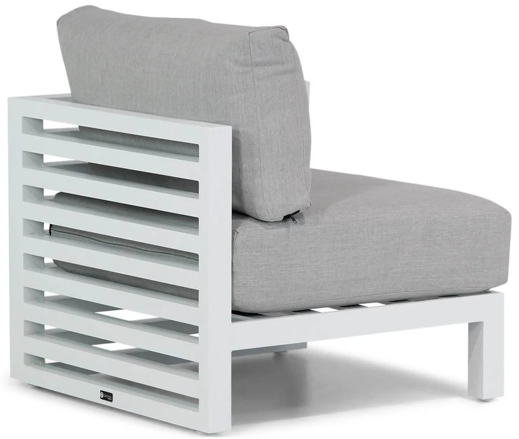 Hoek loungeset 2 personen Aluminium Wit Santika Furniture Santika Jaya