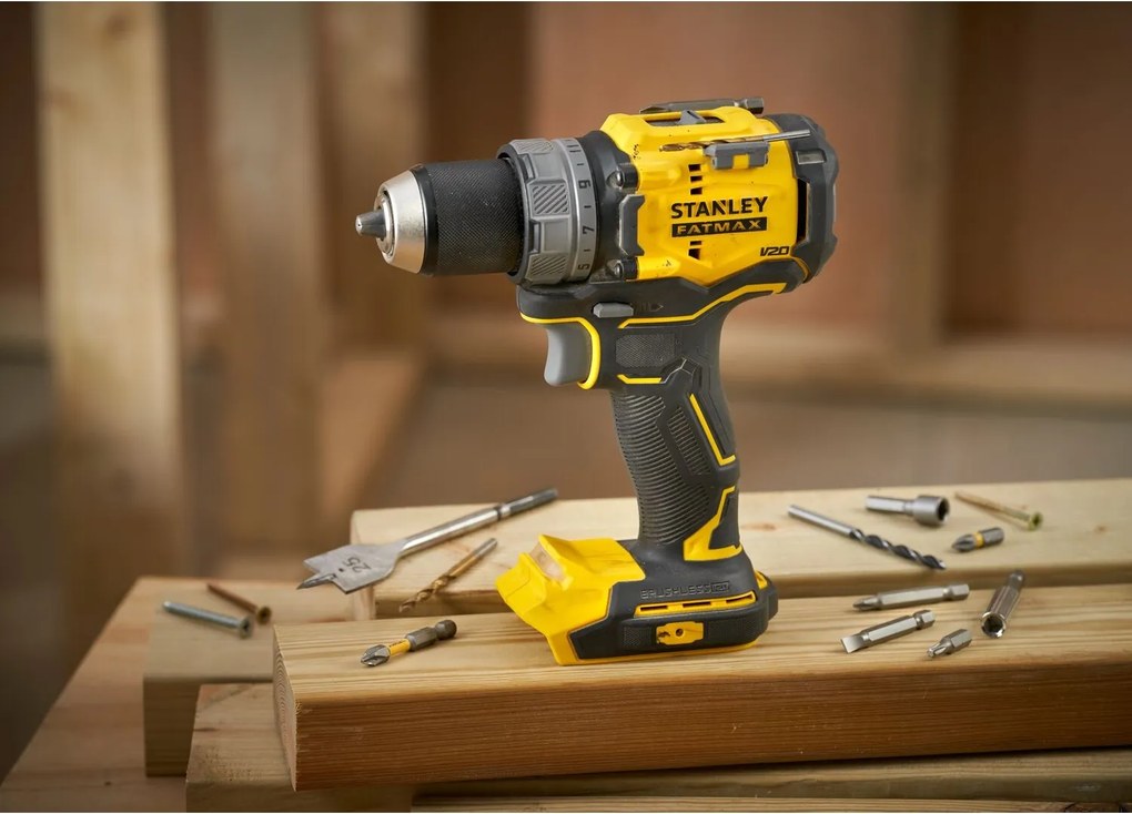 Stanley SFMCD725B Brushless V20 Li-Ion 18V Schroefboormachine – Zonder Accu/Lader