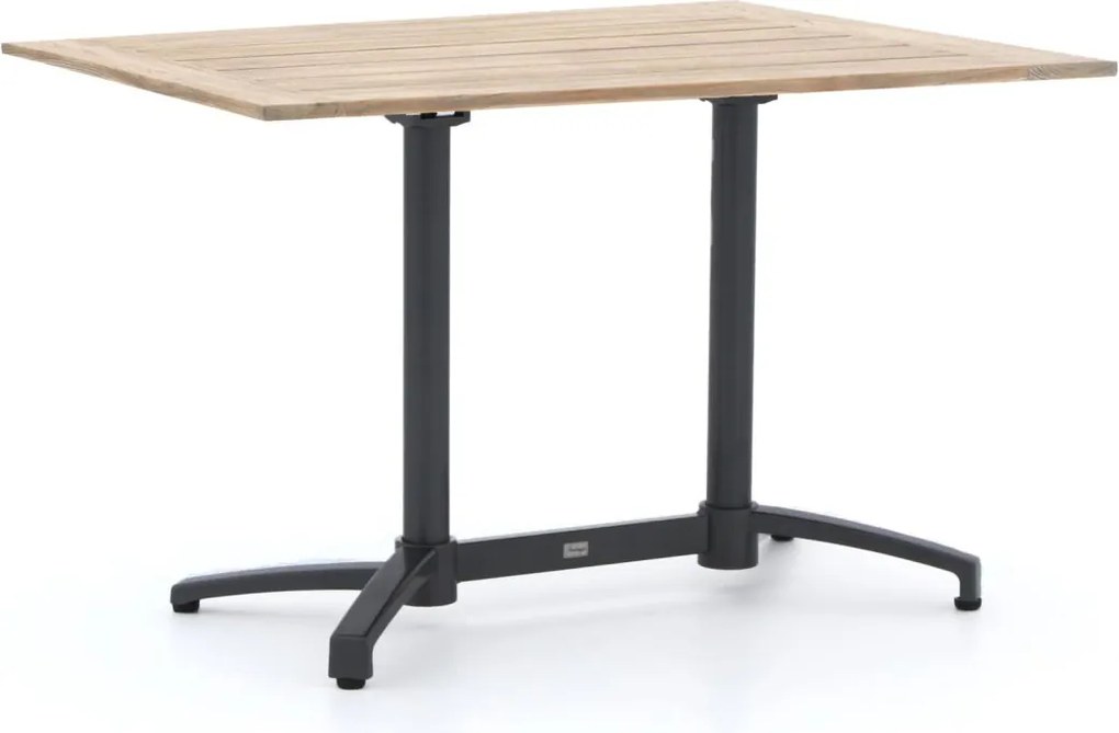 Inklapbare tafel Bellagio  | Rechthoekig  | Tuintafel Teakhout | 140x80cm | 4 personen | Kees Smit Tuinmeubelen