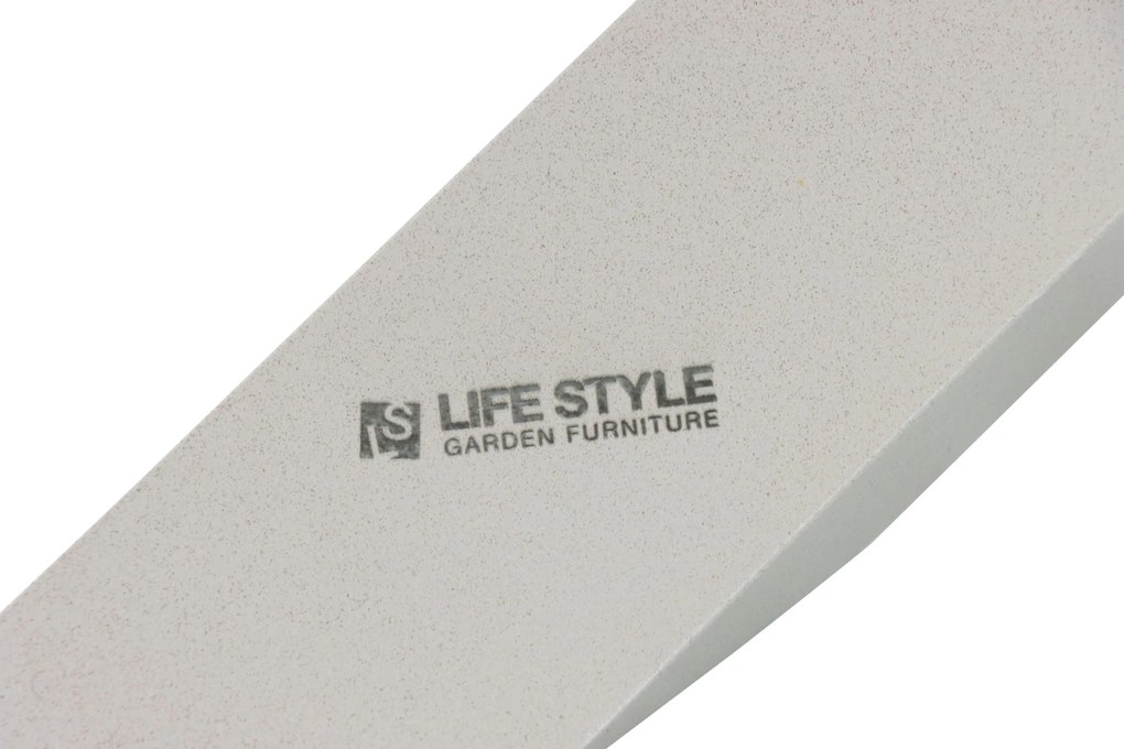 Tuinset 4 personen 125 cm Aluminium/textileen Taupe Lifestyle Garden Furniture Brandon/Ancona