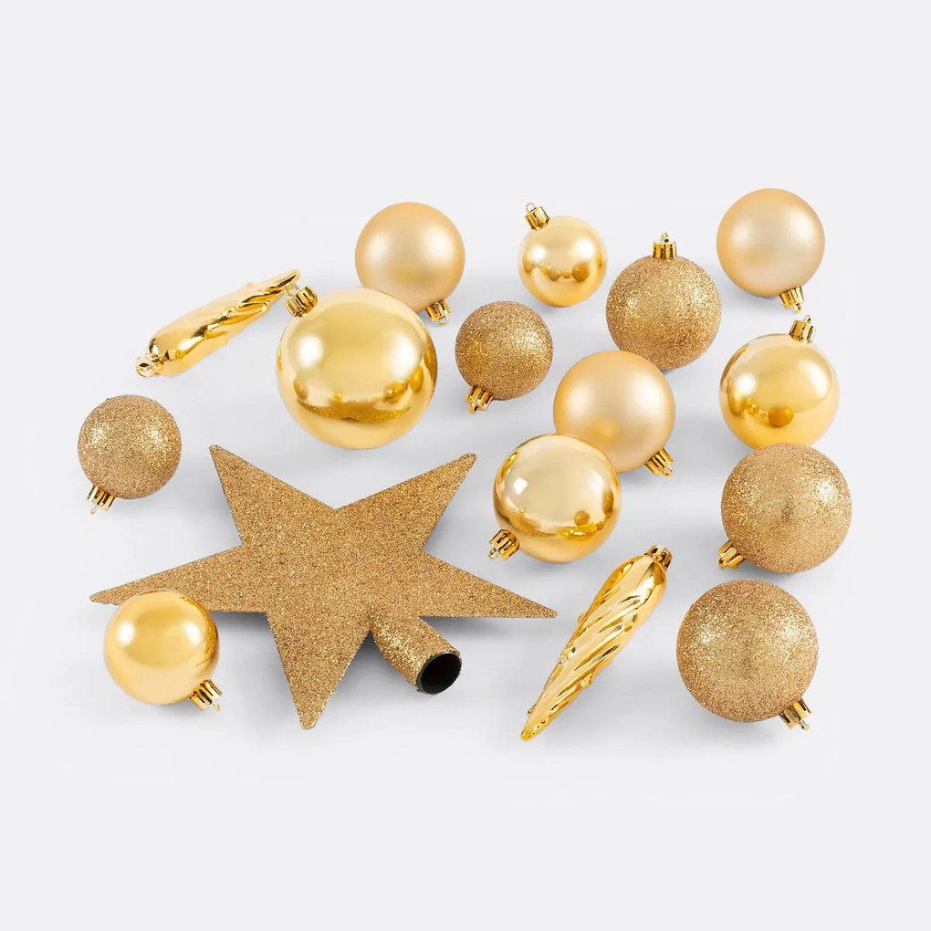 Set van 33 Kerstversieringen, Caspar