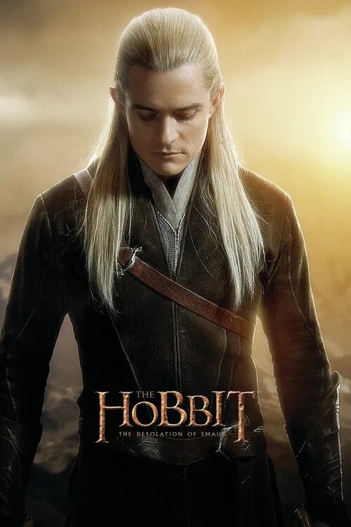 Kunstafdruk Hobbit - Legolas