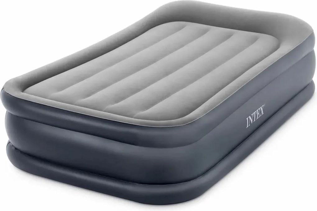Intex Luchtbed Twin Essential Rest - 191x99x42 cm - Met ingebouwde pomp en reistas