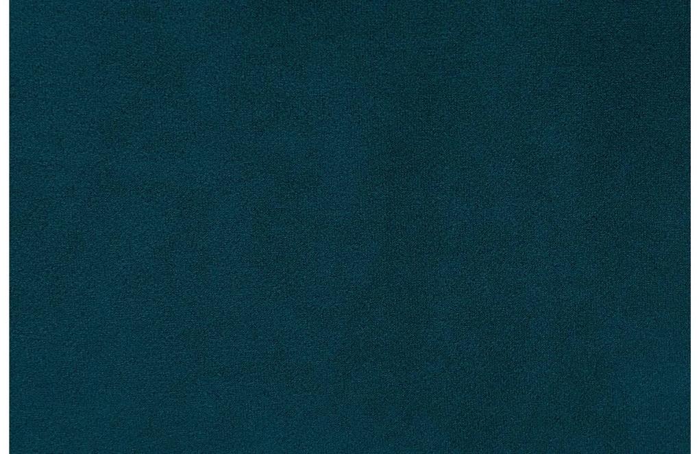 Goossens Eetkamerstoel Peda blauw velvet stof met armleuning, elegant chic