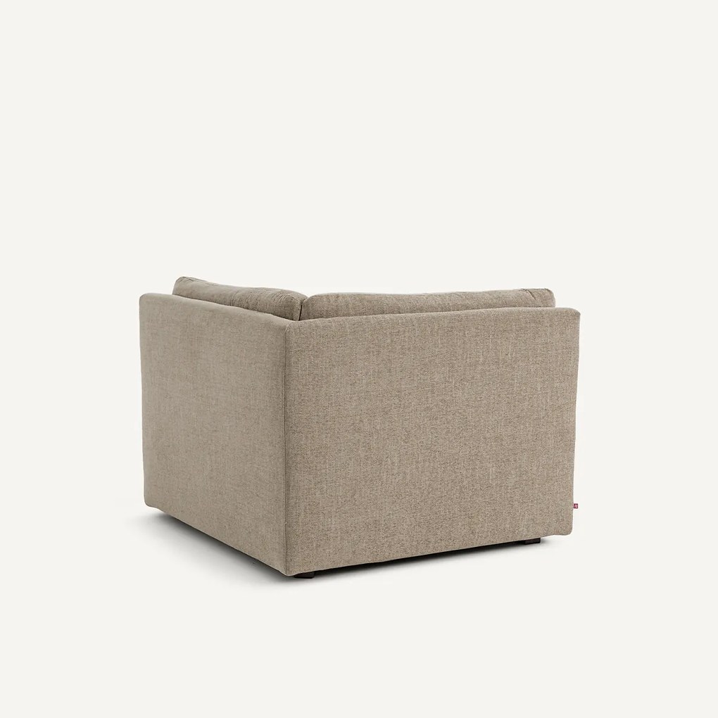 Modulaire 90° hoek in gemêleerde stof, GIULIANO