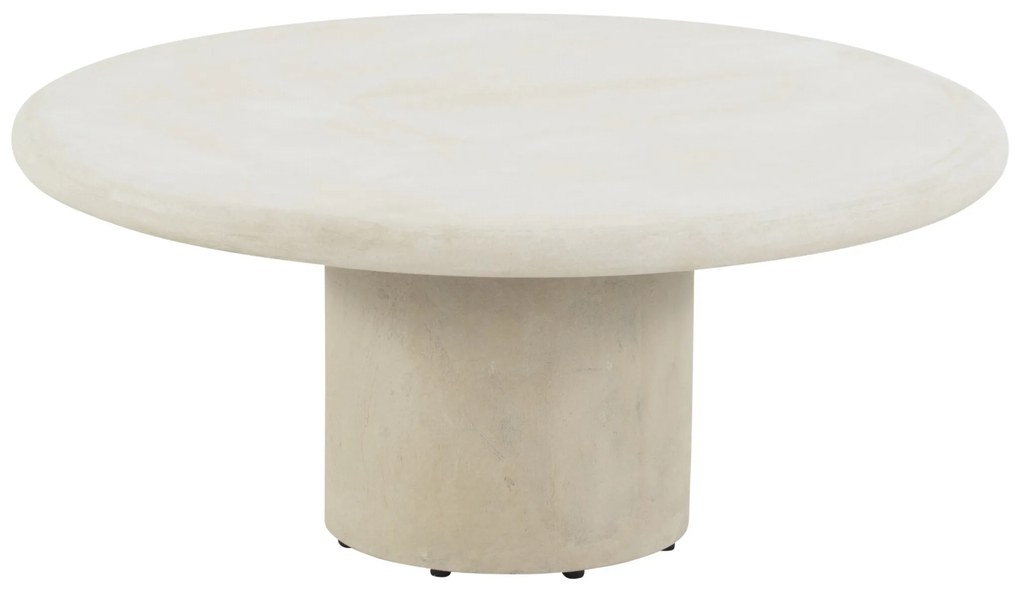 Hampton lounge tuintafel rond mortex beige 80xH35 cm 4 Seasons Outdoor