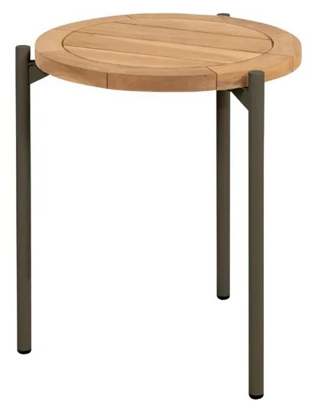 4 Seasons Outdoor Yoga bijzettafel terre Ø 45 cm (H 55 cm)  Loungetafel    bruin weerbestendig