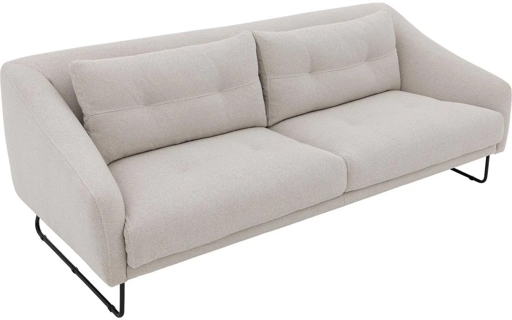 Goossens Excellent Bank Gs-2105 beige, stof, 3-zits, elegant chic