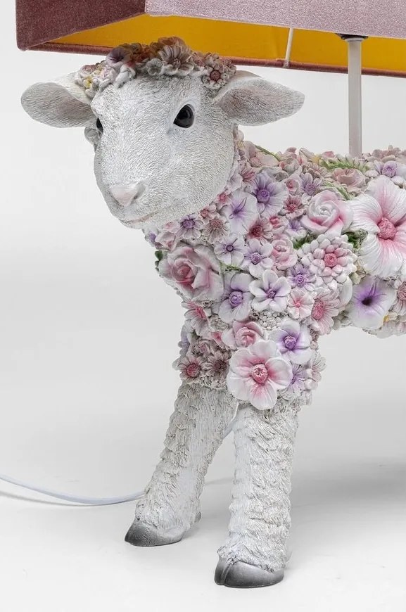 Kare Design Flower Sheep Tafellamp - B56 X D49 X H64 Cm