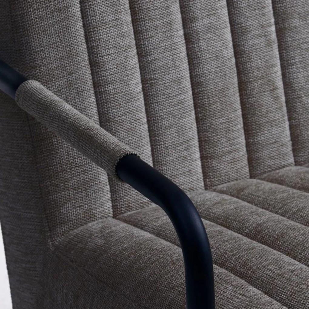 Fauteuil Met Armleuning Grijs