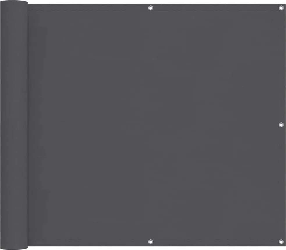 vidaXL Balkonscherm 90x300 cm oxford stof antraciet