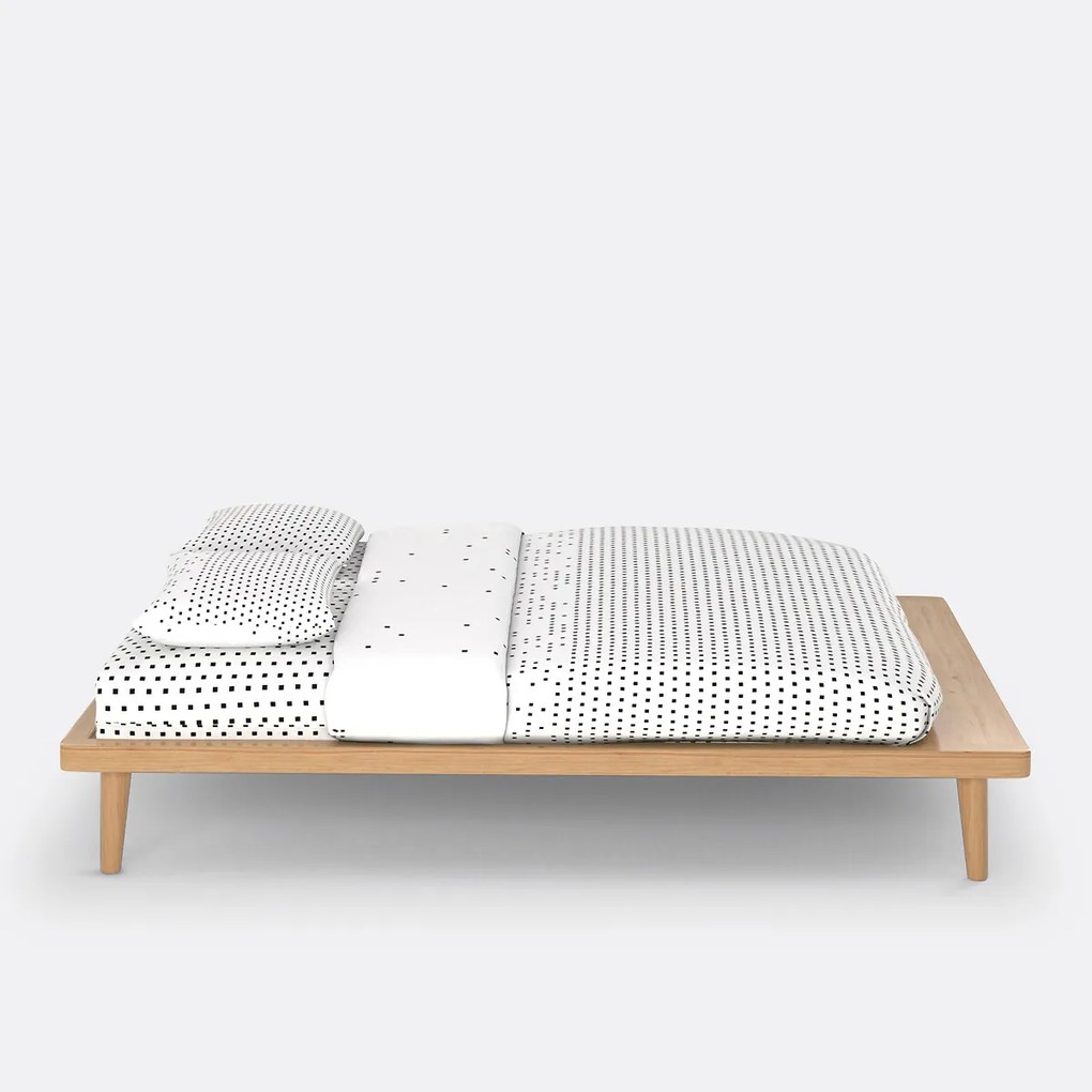 Platform bed in massief dennenhout + beddenbodem, Jimi
