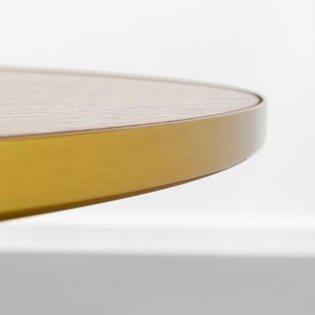 Kare Design Cono Ronde Salontafel Walnoot - 70 X 70cm.