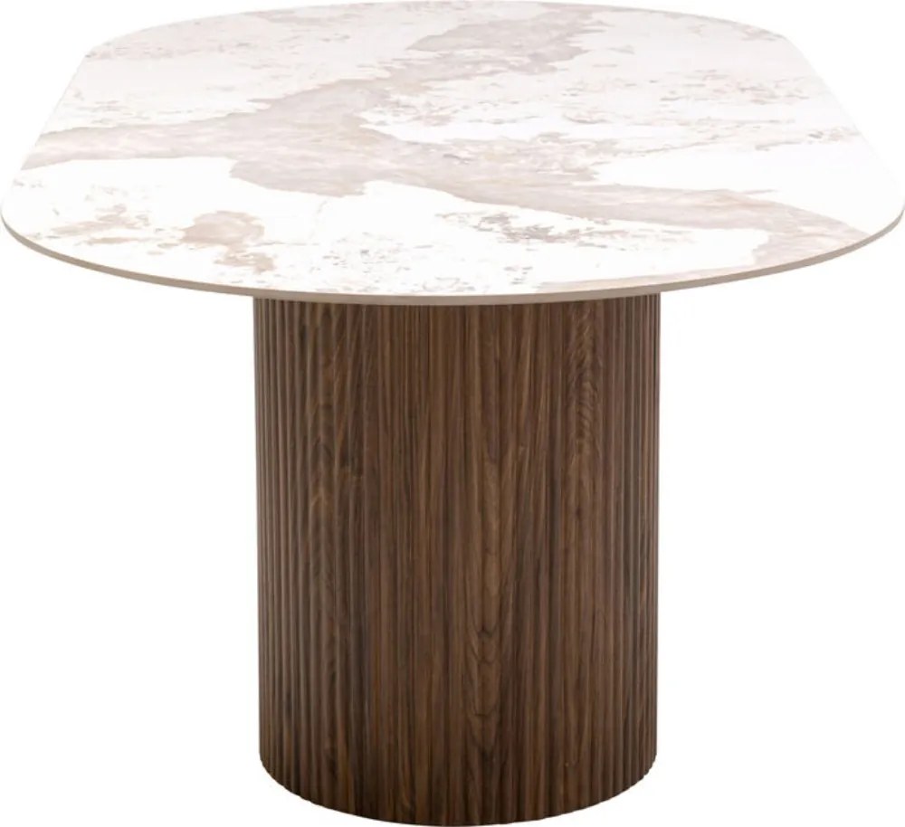Kare Design Ruben Marmere Ovale Eettafel 200 - 200 X 100cm.