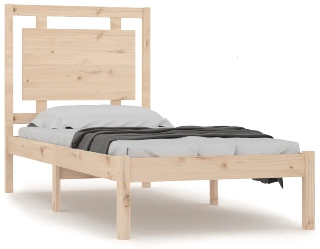 vidaXL Bedframe massief hout 90x200 cm