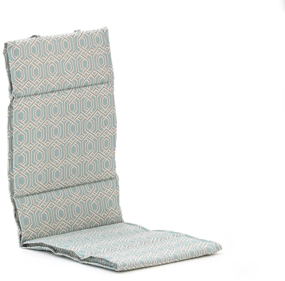 Dunne tuinkussen | Blauw  | Katoen/Polyester | Madison | 125x50cm | Kees Smit Tuinmeubelen