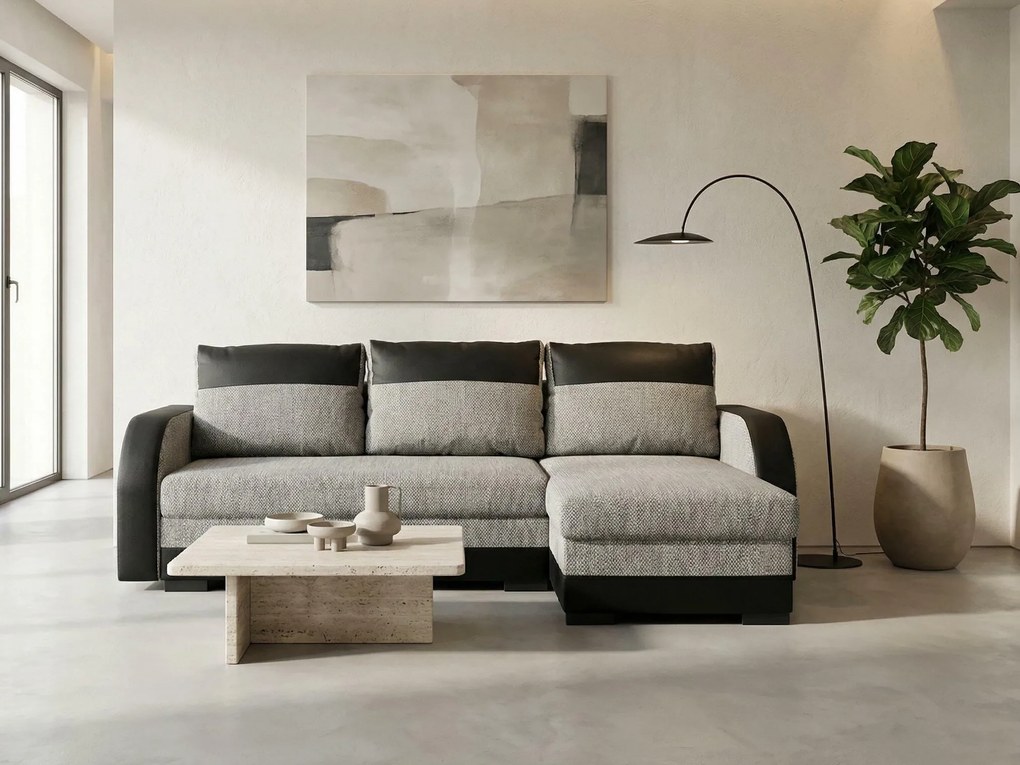 Hoekbank Gratia, Aanwezig, Aanwezig, 230x140x85cm, 103.5 kg, Poten: Kunststof, Hout