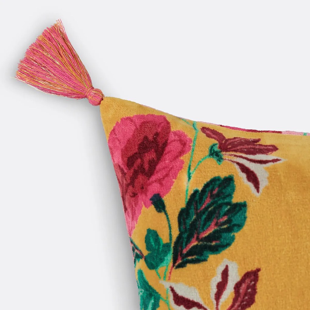 Kussenhoes in fluweel 45x45 cm, Ingrid