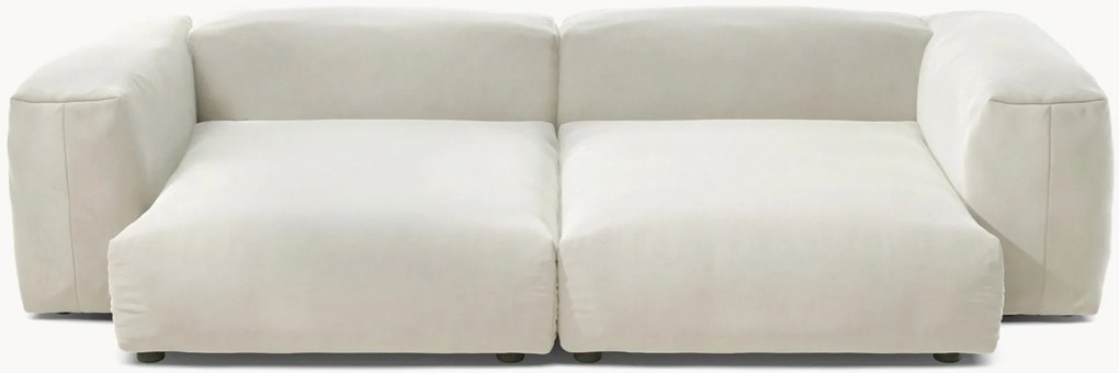 Modulaire fluwelen bank Vetsak (3-zits)