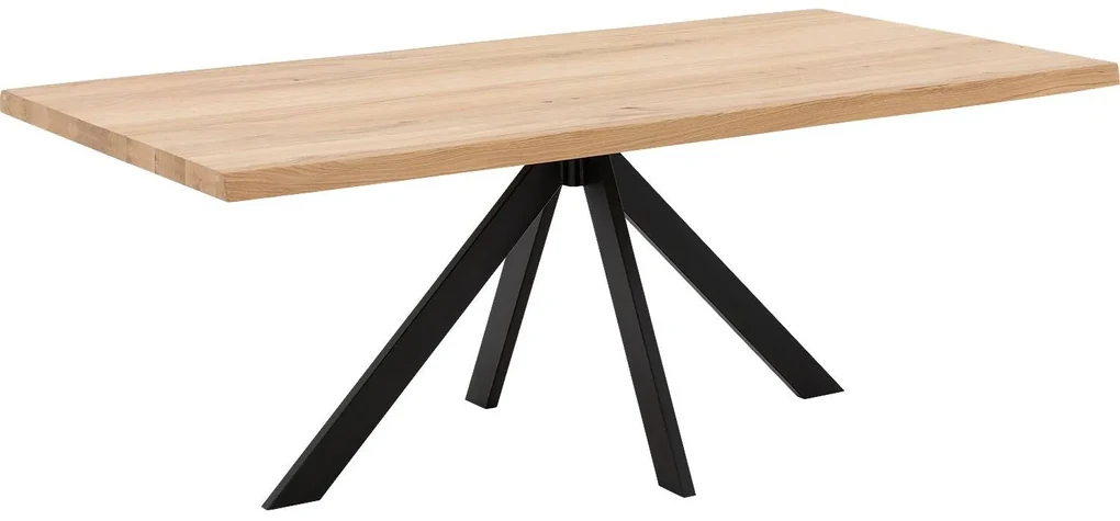 Goossens Eettafel Blade, Boomstamblad 180 x 90 cm 5 cm dik