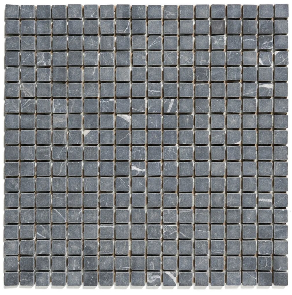 The Mosaic Factory Natural Stone vierkante mozaïek tegels 30x30 nero anticato