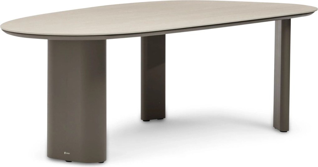 Dining Tuintafel Organische tuintafels 240 x 120 cm Zand/Beige Weave