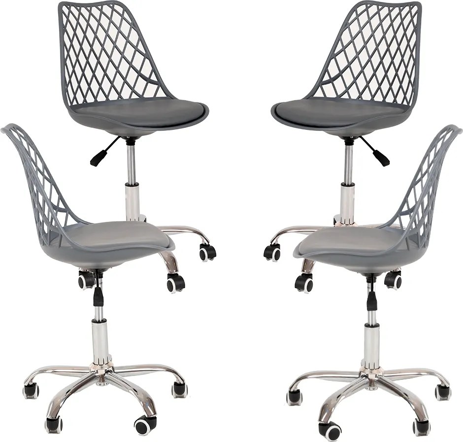 Pak 4 Mima-bureaustoelen in