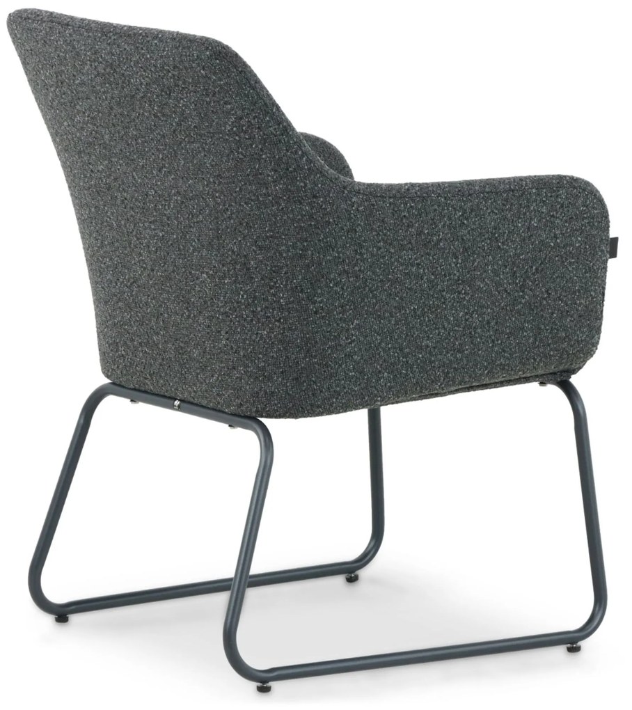 Tuinset 4 personen 120 cm Outdoor textiel Grijs Lifestyle Garden Furniture Lugo/Vienna