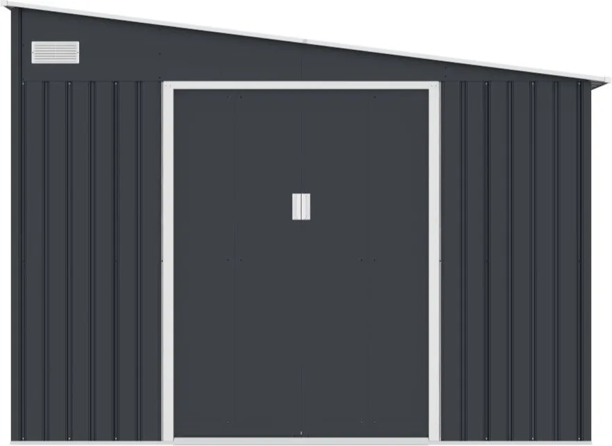 Metalen tuinhuisje voor gereedschap Asker 2,8 x 1,9 m Store Boss antraciet