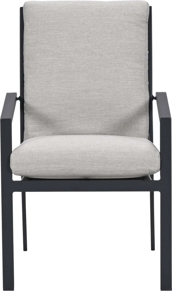 Garden Impressions Senja tuinset 5-delig sandstone - Tulli tuintafel 180x115 cm - light teak vironwood