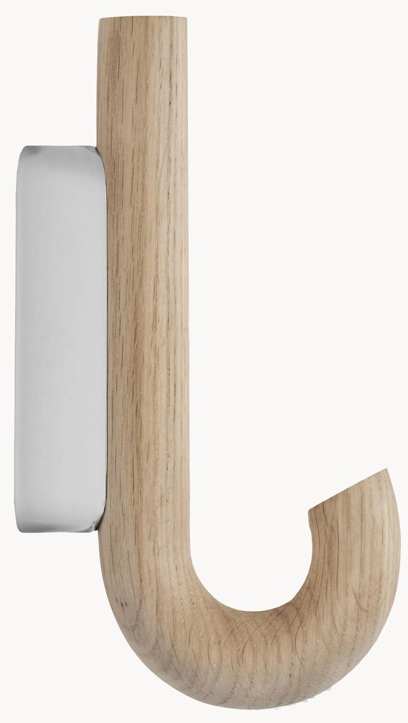 Eikenhouten wandhaak Umbrella, in verschillende formaten