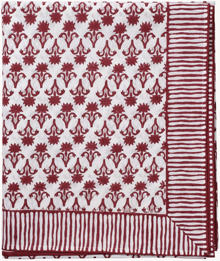 Handgemaakte katoenen tafelkleed Lily, in verschillende formaten