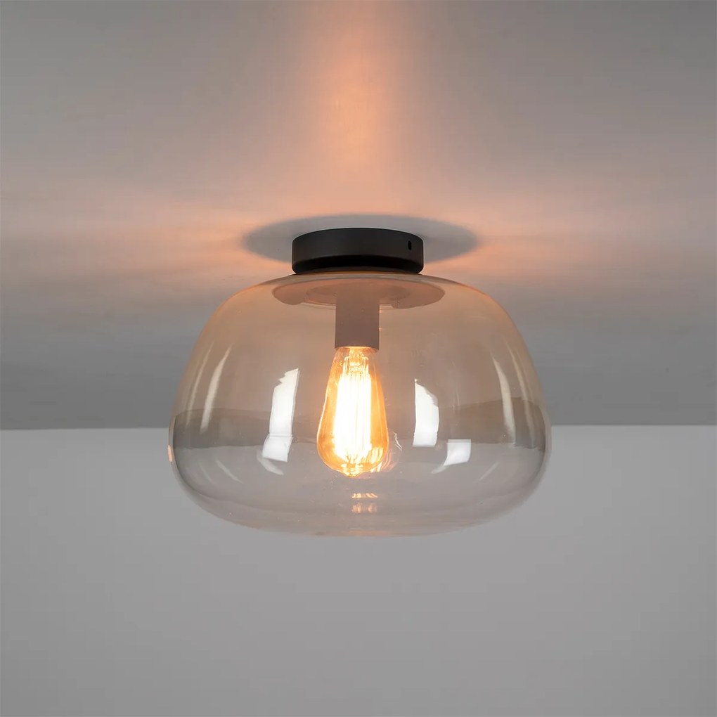 Plafondlamp Gecoat Glas Beige