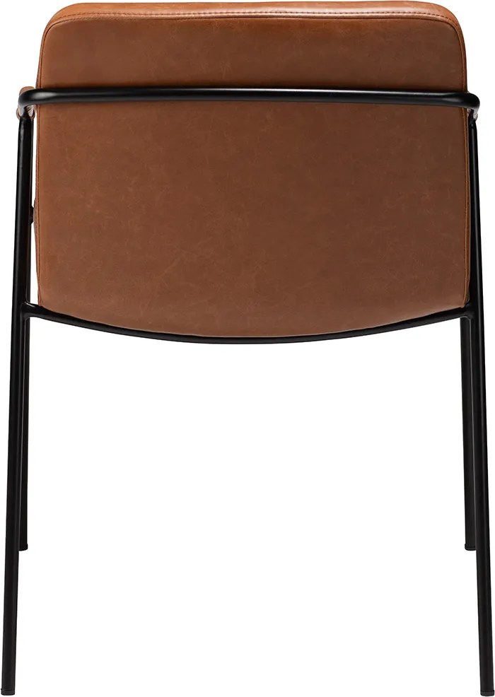 Dan-Form Boto Design Eetkamerstoel Bruin Kunstleer