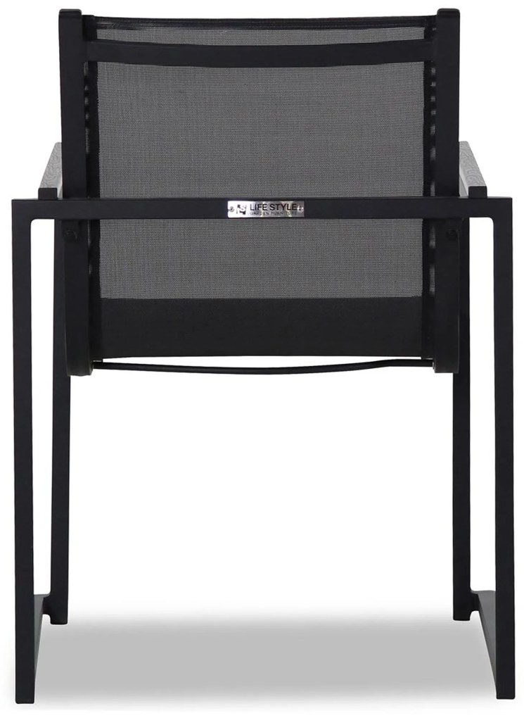 Tuinset 4 personen 164 cm Aluminium/Textileen Grijs Lifestyle Garden Furniture Delgada/Residence