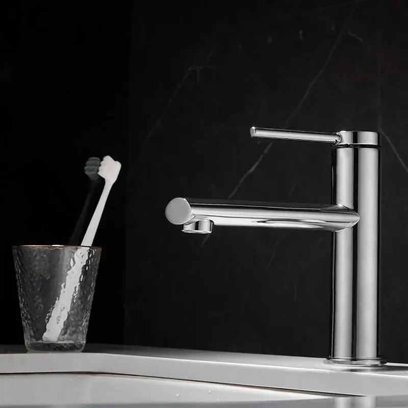 Wastafelkraan Rea Oval Chrom Low