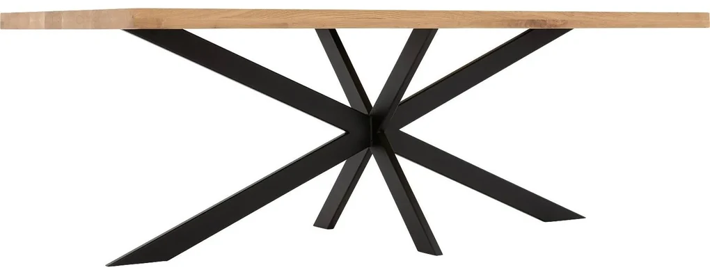 Goossens Eettafel Blade, Strak blad 200 x 100 cm 6 cm dik